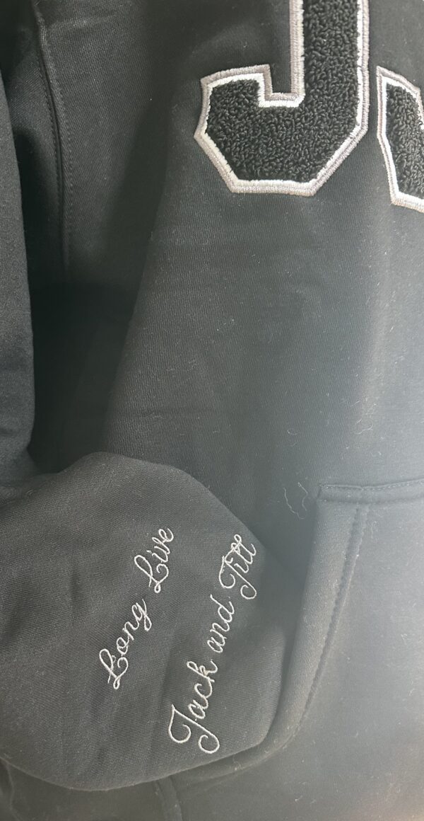 JJOA Hoodie - Black on Black - Image 2