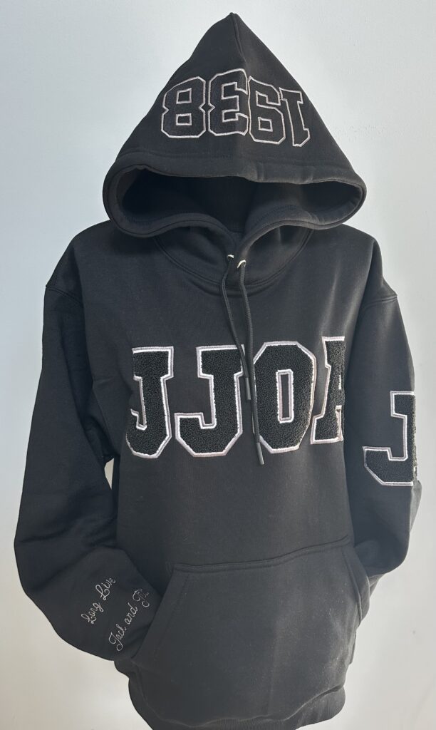 JJOA Hoodie - Black on Black - Les Soeurs Legacy